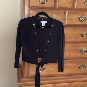 Brown Balero Sweater